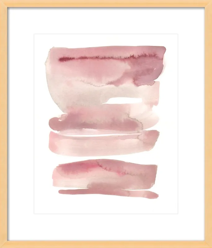 pink waves by Kelly Witmer for Artfully Walls
