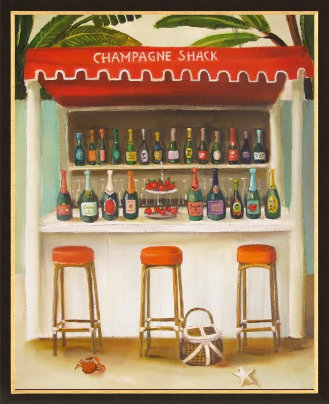 Champagne Shack by Janet Hill for Artfully Walls