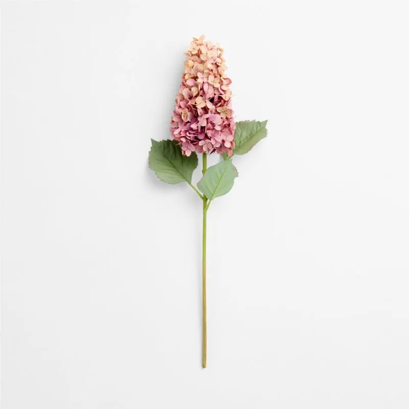 Faux Mauve Oakleaf Hydrangea Stem 30"