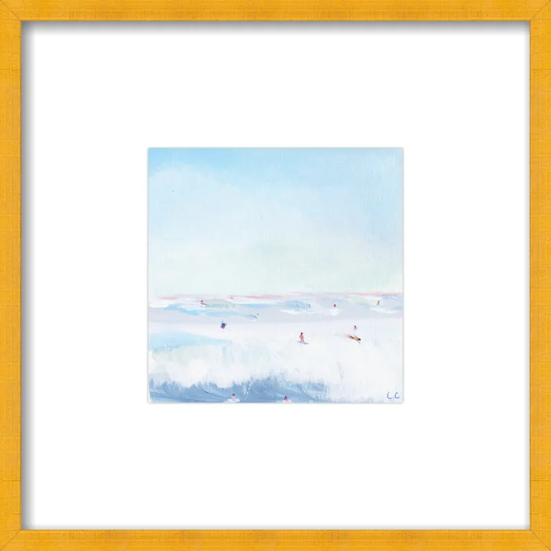Soft Blue Surf  by Caroline Chriss  for Artfully Walls