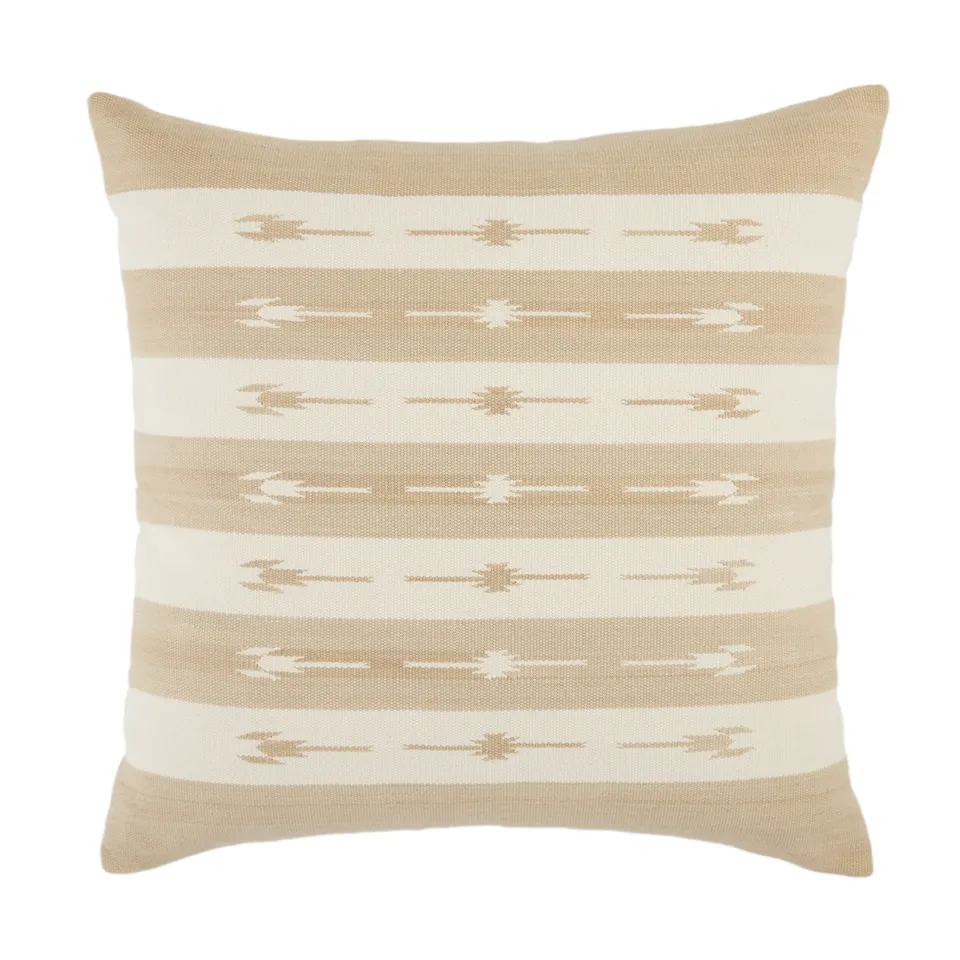 Design (US) Taupe Cream 22"X22" Pillow