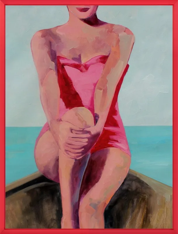 Woman in a Boat by T. S. Harris for Artfully Walls