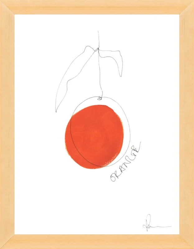 Orange by Polly Mann for Artfully Walls