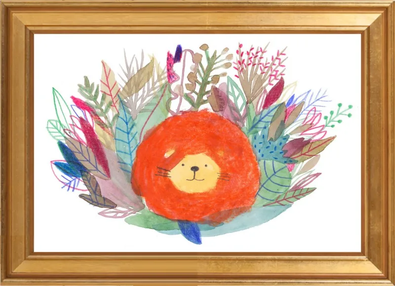 Lion by Marion Barraud for Artfully Walls