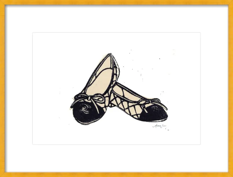Chanel Ballet Flats by Anna See for Artfully Walls