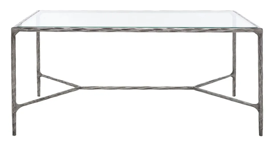 Jessa Metal Coffee Table - Silver