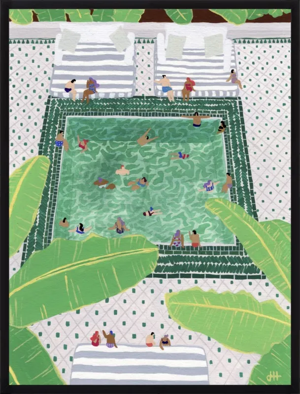 Green Riad by Joanne Ho for Artfully Walls