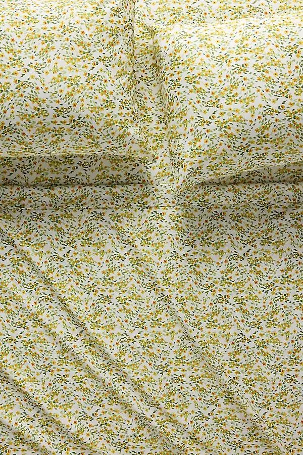 @nestingwithgrace Cotton Sateen Floral Printed Sheet Set