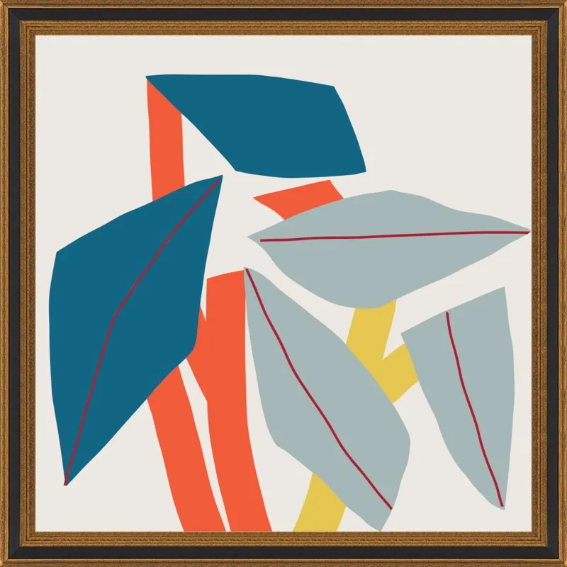 Colourful leaves by Jessica Nielsen for Artfully Walls