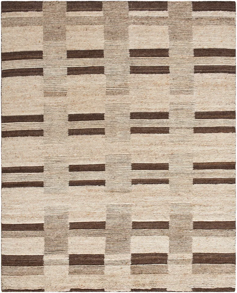 Folklore Beige Indoor 12' x 15' Handmade Rug