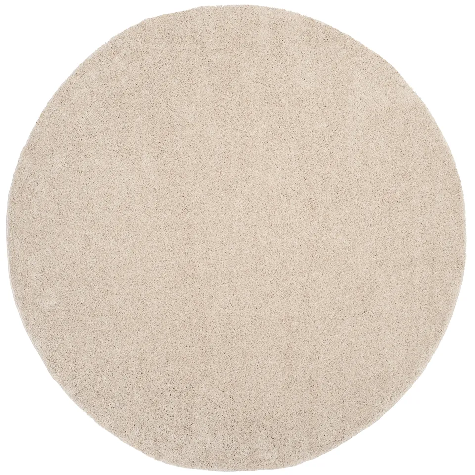 Arlo Home Woven Area Rug, ASG820S, Beige,  6' 7" X 6' 7" Round