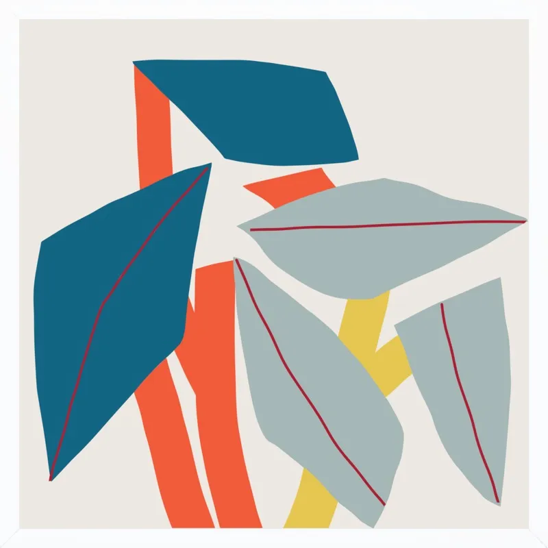 Colourful leaves by Jessica Nielsen for Artfully Walls