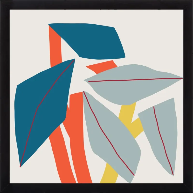 Colourful leaves by Jessica Nielsen for Artfully Walls