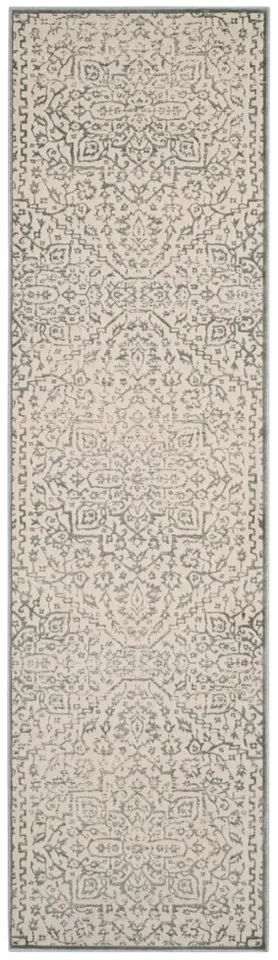 Arlo Home Woven Area Rug, NBL691-7680, Light Blue/Ivory,  2' 7" X 4'