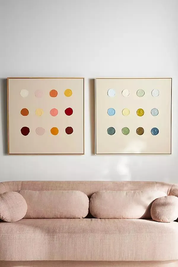 Color Palette Abstract Wall Art
