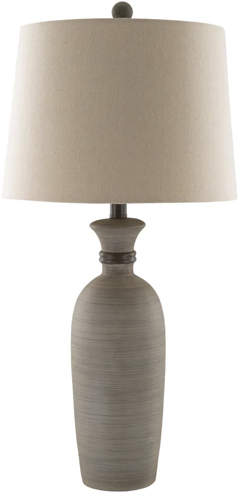Abellona Gray Hand Finished 29"H x 14"W x 14"D Accent Table Lamp