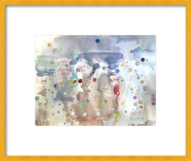 Beach scene (from memory)  by Hannah Dean for Artfully Walls