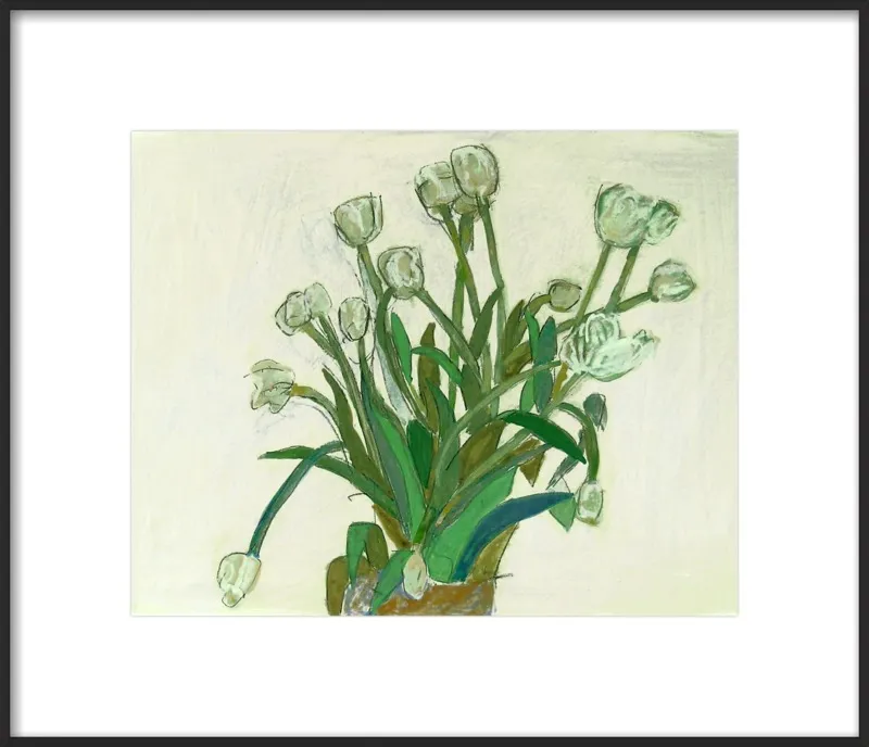 viridiflora tulip by Liz Innvar for Artfully Walls
