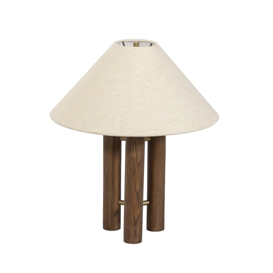 Medici Table Lamp - Warm Brown Oak
