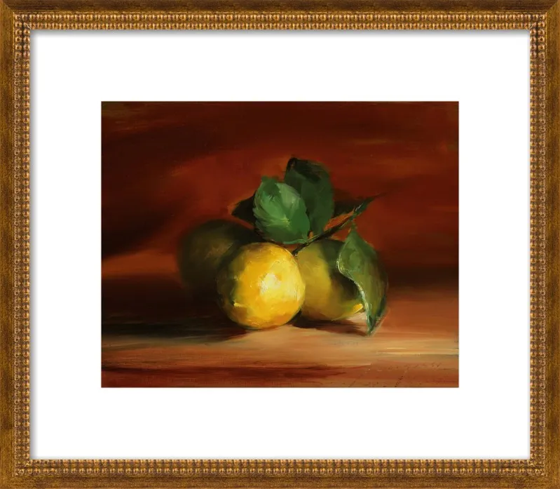 Lemons In Quiet Light by Georgesse Gomez for Artfully Walls