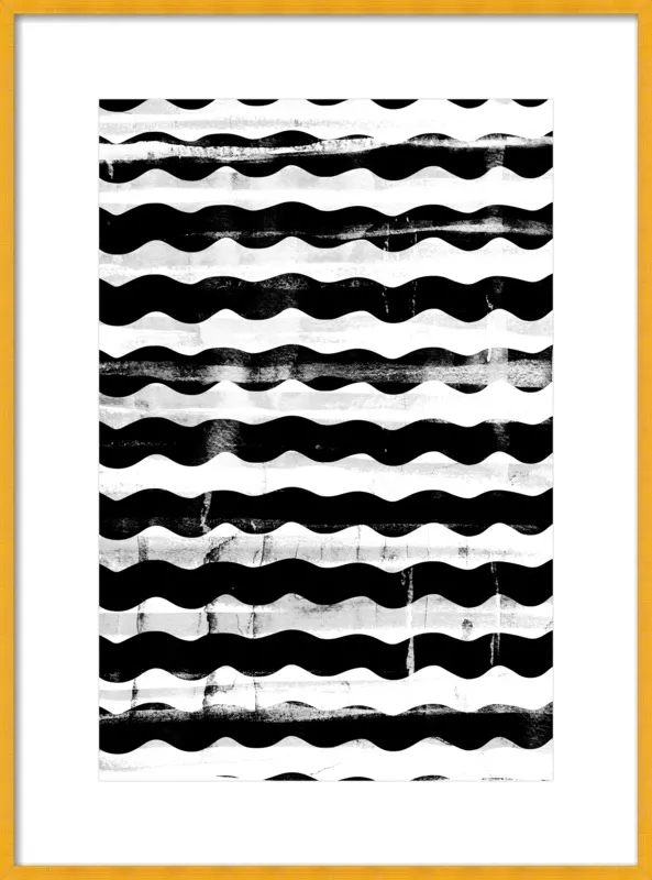Black Waves by Georgiana Paraschiv for Artfully Walls
