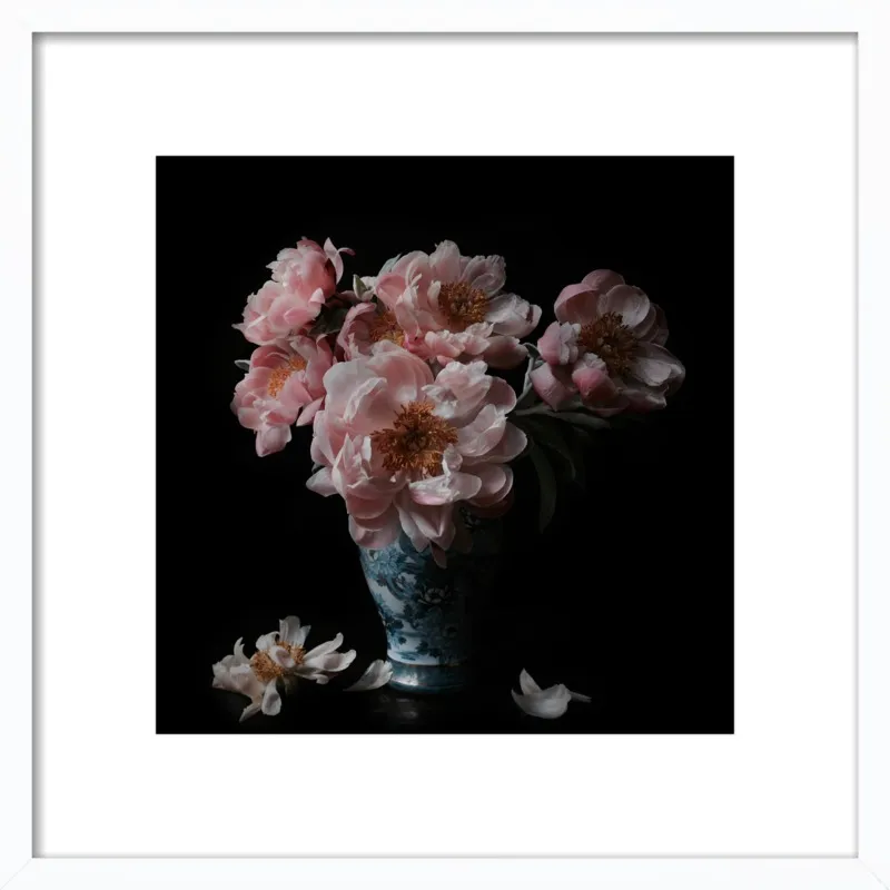 Pink Peonies  by Lucy Snowe for Artfully Walls