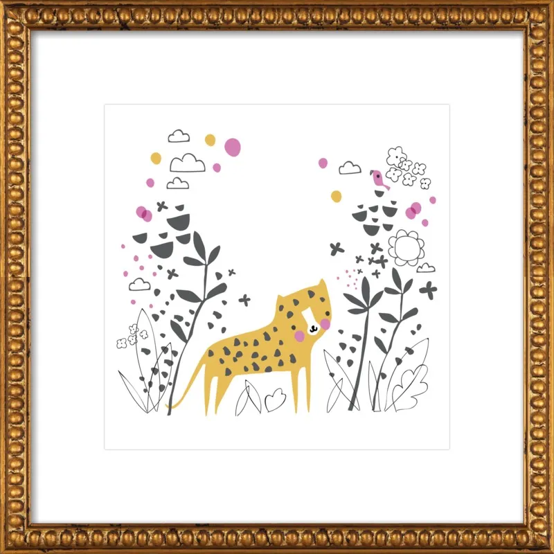 Little jungle leopard by Lizzie Mackay for Artfully Walls