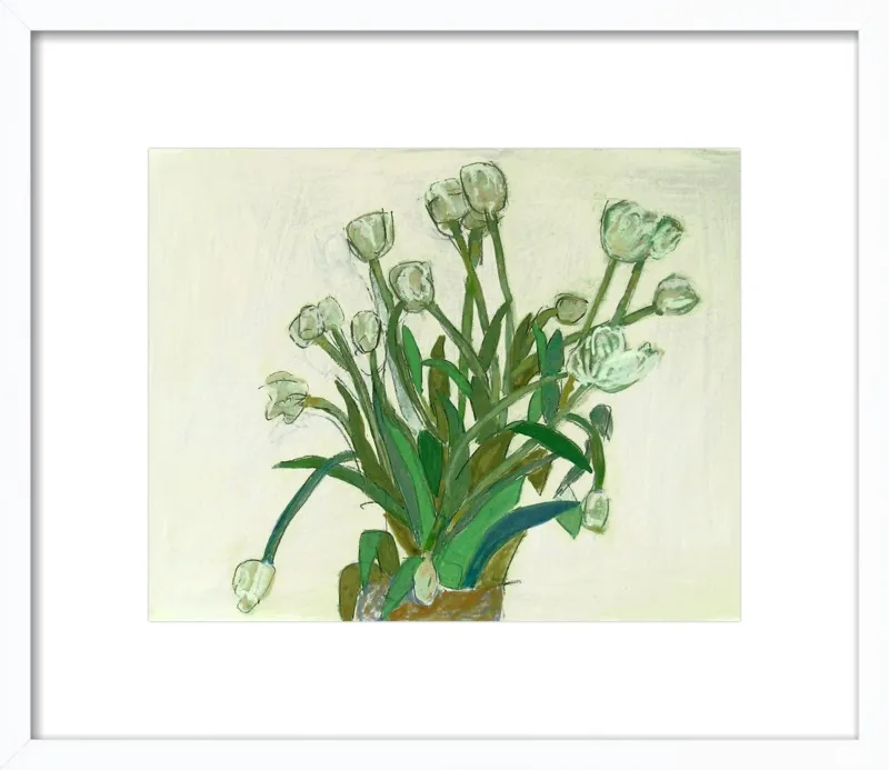 viridiflora tulip by Liz Innvar for Artfully Walls