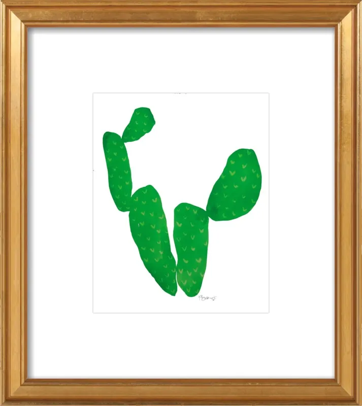 Green Cacti by Kate Roebuck for Artfully Walls