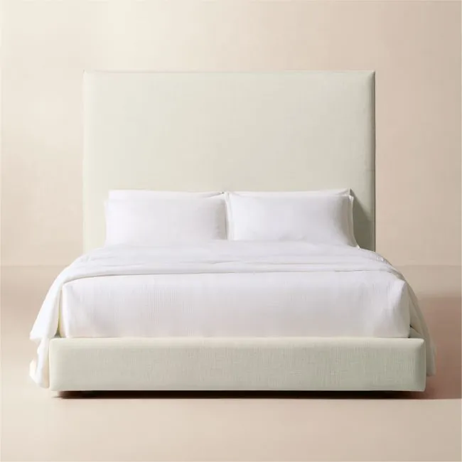Facade Upholstered Queen Bed with 60" Headboard