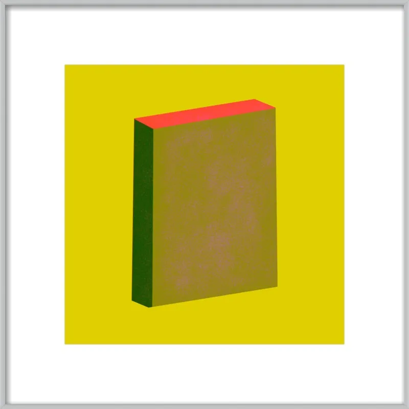 Color Books 4, Olive, Forest, Hot Red & Pear Green by Jessica Poundstone for Artfully Walls
