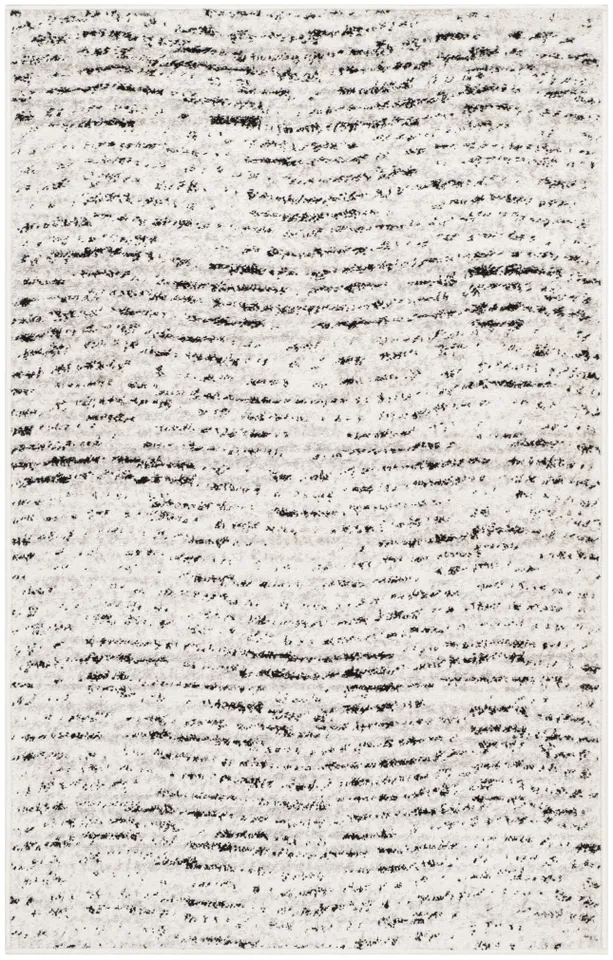 Arlo Home Woven Area Rug, ADR117B, Ivory/Silver,  3' X 5'