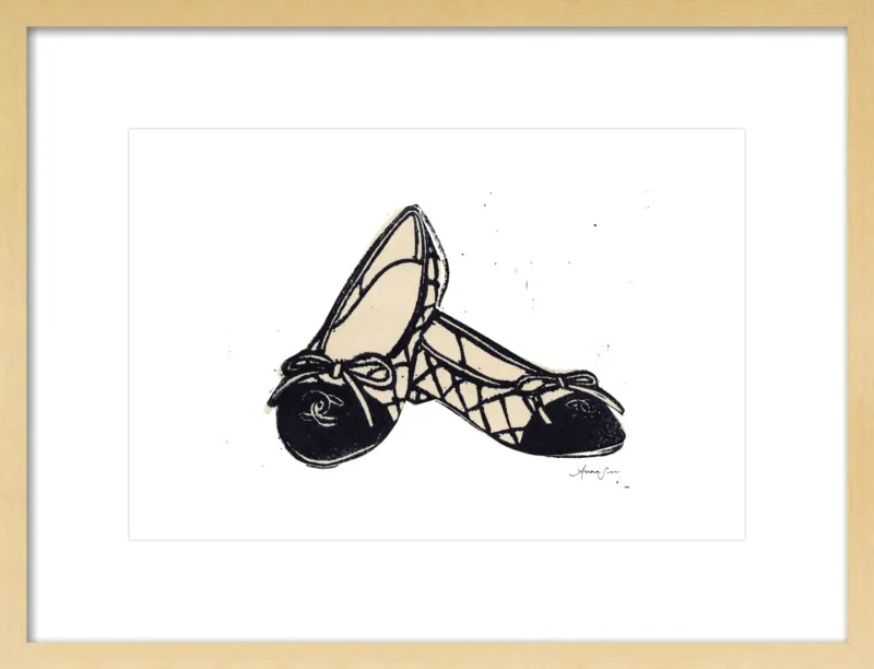 Chanel Ballet Flats by Anna See for Artfully Walls
