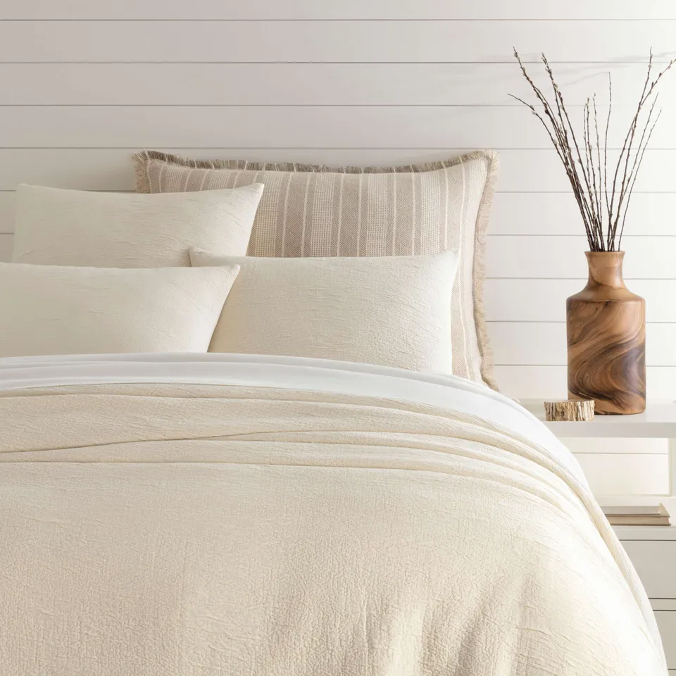 Capitola Ivory Duvet Cover