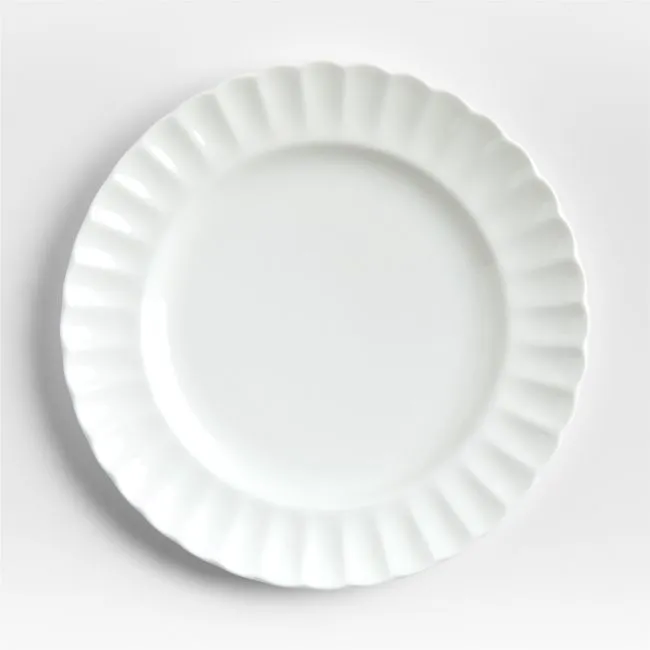 Capella White Bone China Dinner Plate