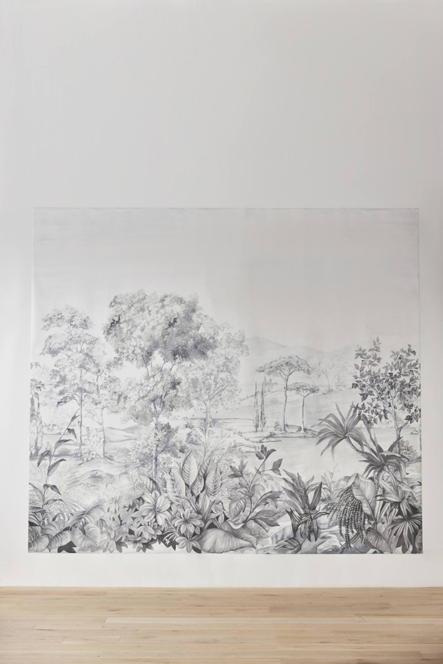 anthropologie tree mural wallpaper