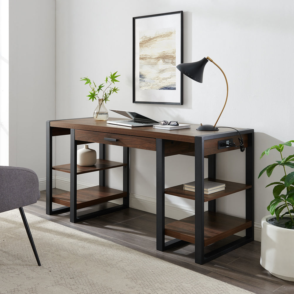Gladstone l shaped desk sale