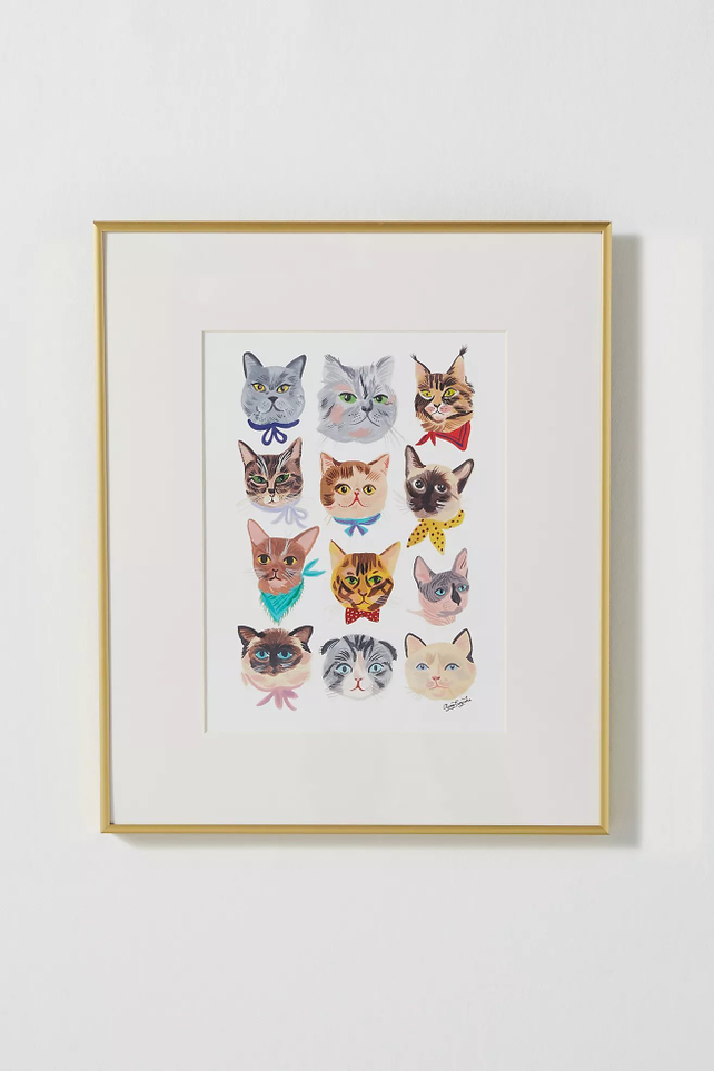 ANTHROPOLOGIE ウォールアート Dog Collage Dog Collage Wall Art - Anthropologie | Havenly