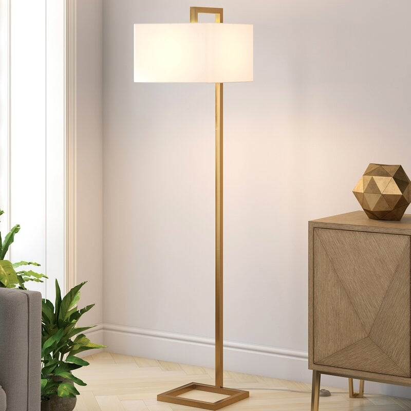 Warner marble base floor lamp deals