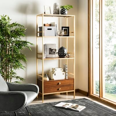 Crate and barrel estelle bookcase cheap