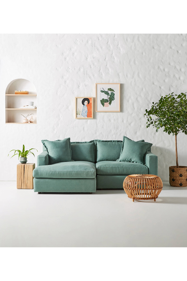 Katina petite chaise sectional discount