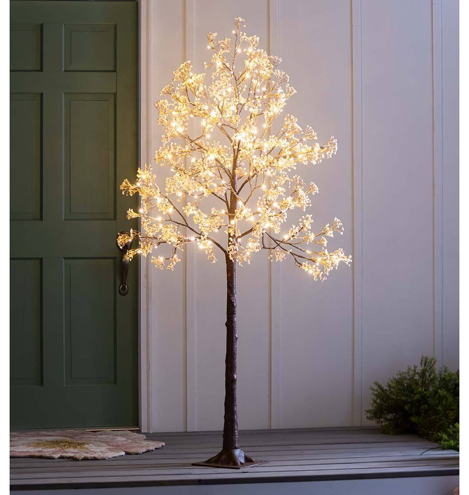 Crate and barrel led birch tree store