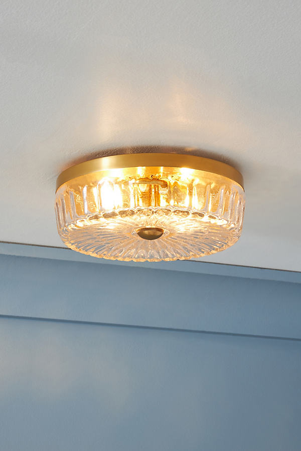 Mckenzie iridescent flush mount new arrivals