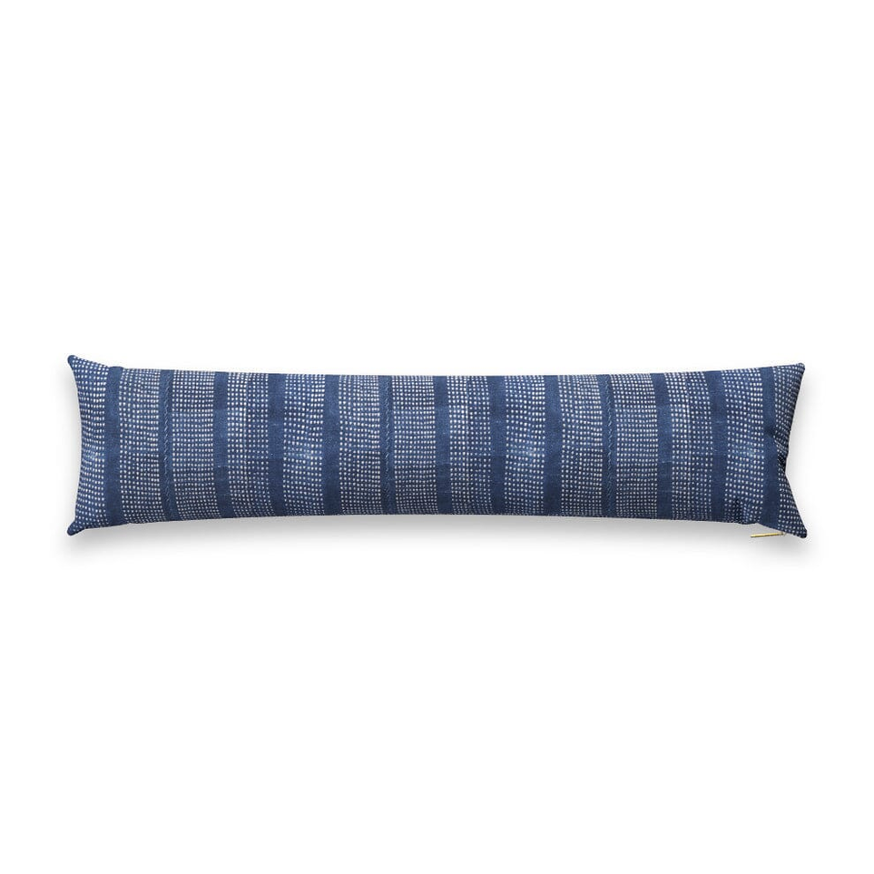 20% OFF+ 7 optionsSt. FrankSpeckled Indigo Pillow by St. Frank | Blue | 48" W x 12" H | Linen$270 $216Limited Time Offer | Price as Marked