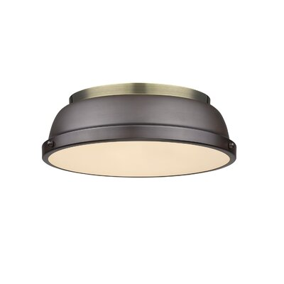 Cambron 2 light flush mount top