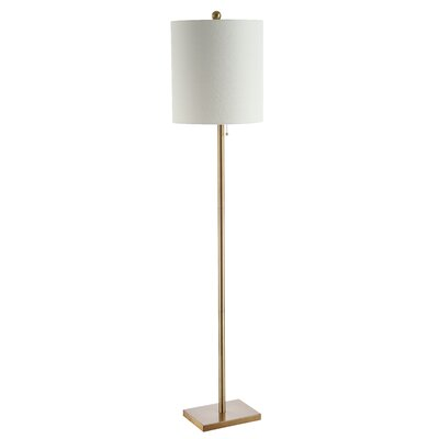 John metallic bronze floor lamp top