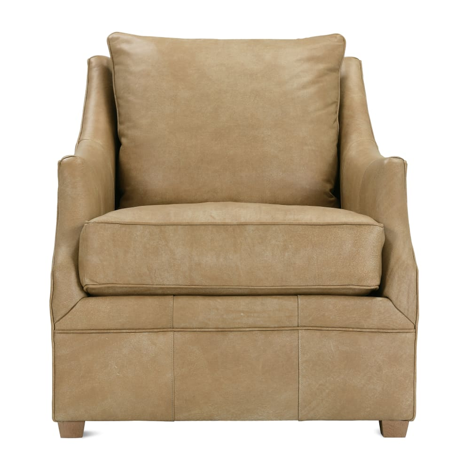 Desmond Leather Chair Rowe Furniture Havenly