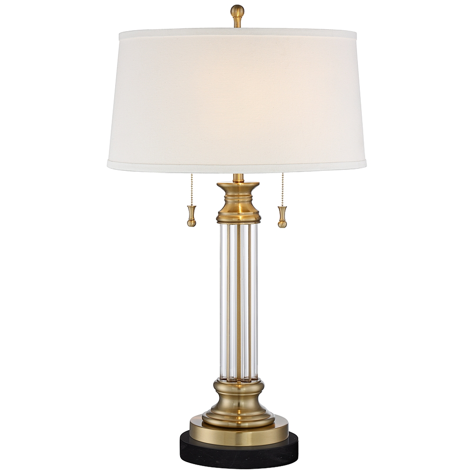 Vienna full spectrum crystal and brass table lamp cheap