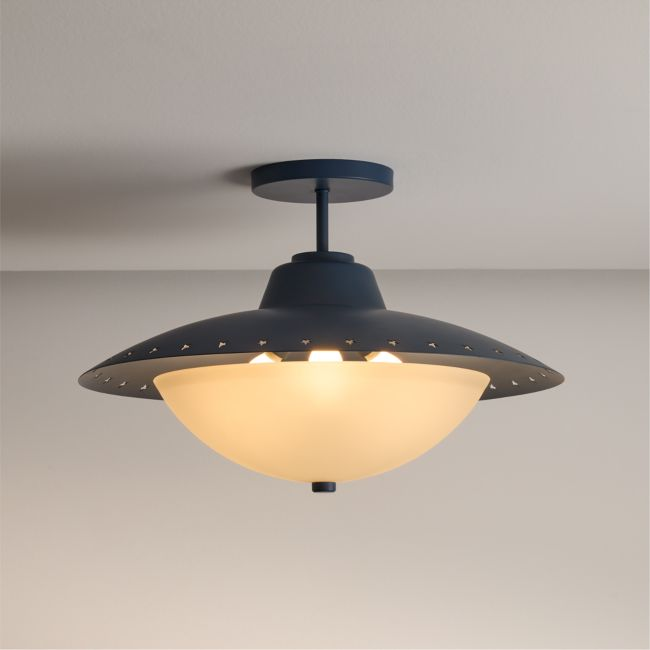 Starlight☆♡ Astro Star Kids Semi-Flush Mount Ceiling Light - Crate
