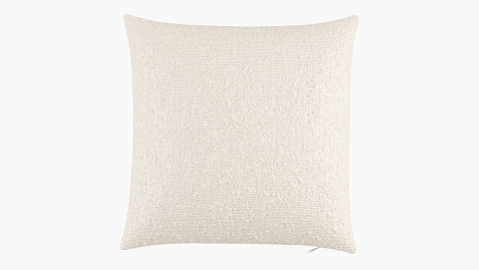 25% OFFThe InsideThrow Pillow 18", Snow Boucle, 18" x 18"$79 $59.25Limited Time Offer | Price as Marked